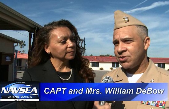 Bill is welcomed as Commander at Port Hueneme