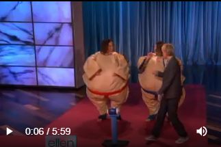 Jessica on the Ellen Show