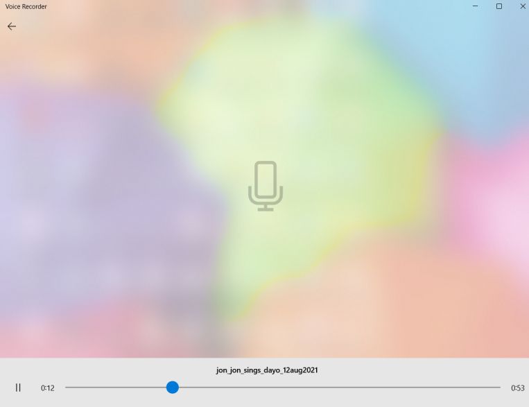 Jon-Jon sings Day-O