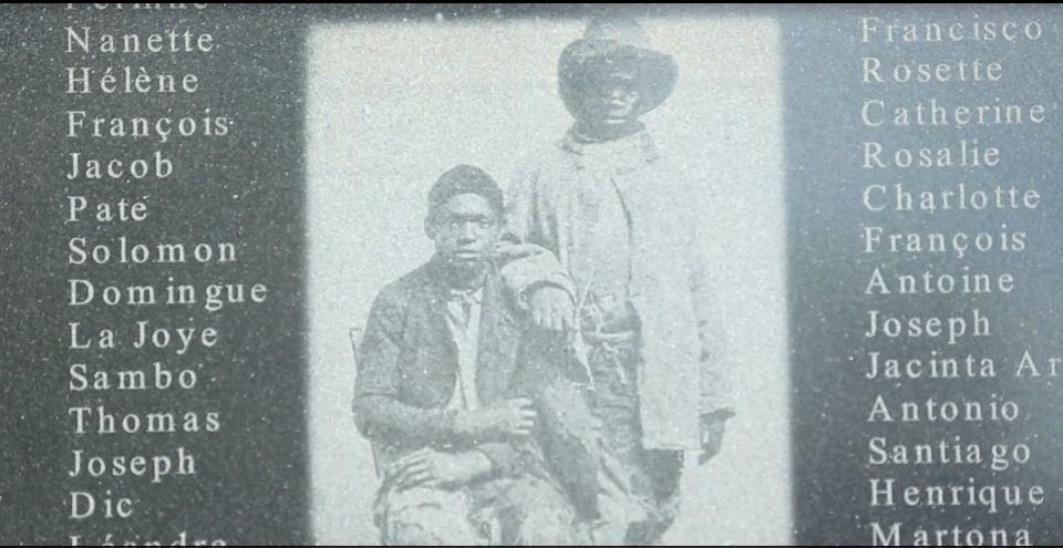 Justin sent me a link about a slavery museum, and as I was watching where a list of slave names were inscribed on a wall, I noticed the name LaJoy.  The uncle I never met because he died young was named William LaJoy Cole. 