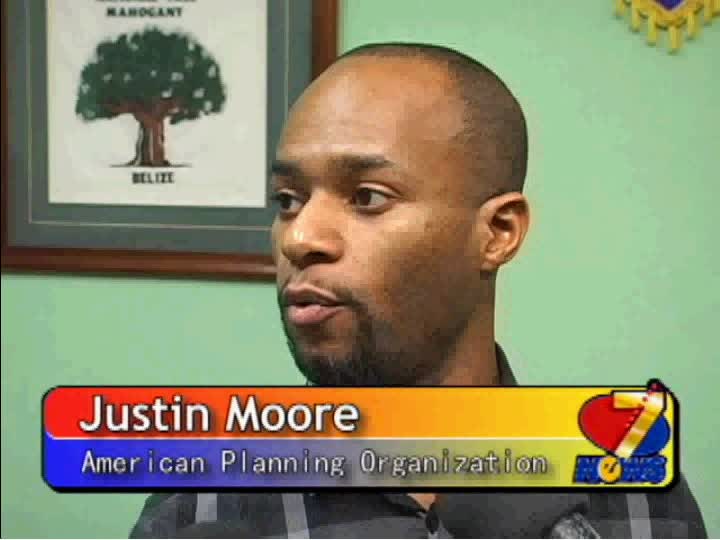 Justin is leading a project with the APA in Belize.