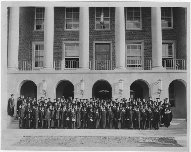 Albert Allen Moore graduation picture 1934