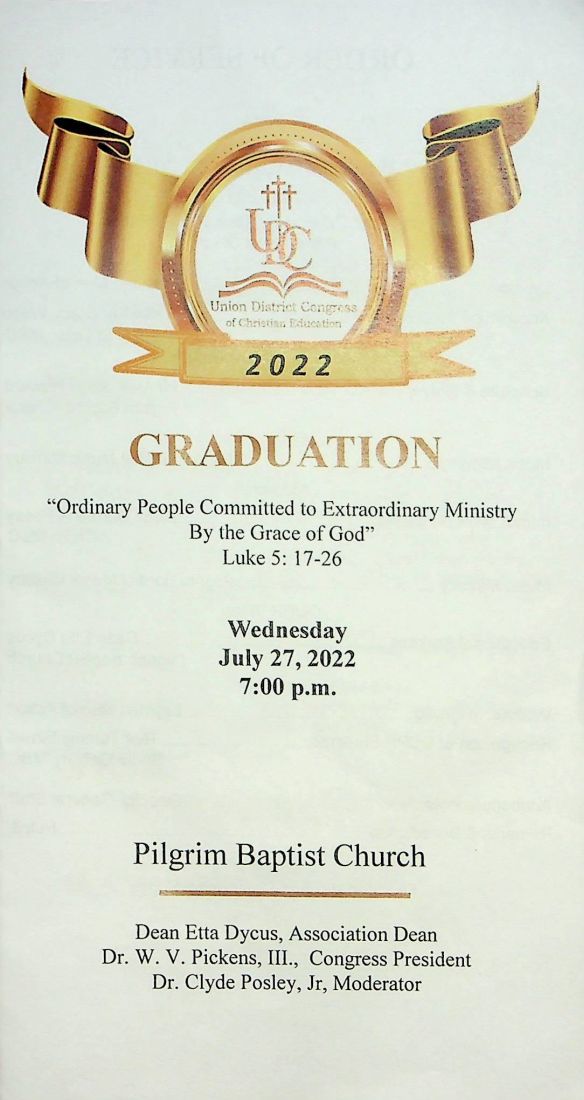 Union District Christian Education