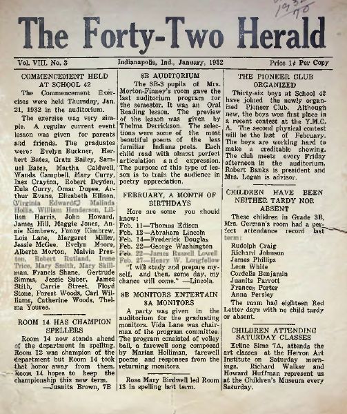 IPS School #42 Herald 1934