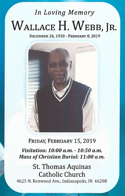 In Loving Memory of Wallace H. Webb, Jr.