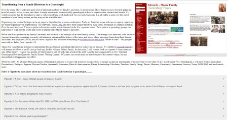 Transitioning from Family Historian to Genealogist