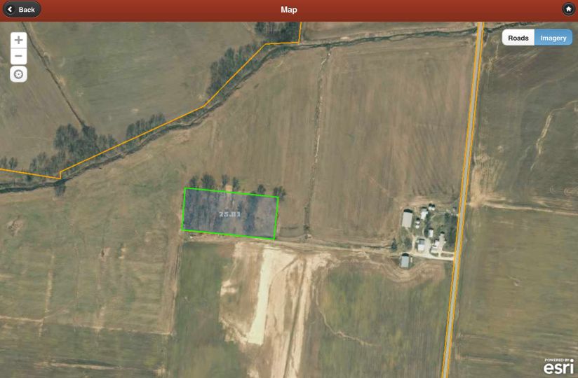 Rosson Cemetery Aerial view