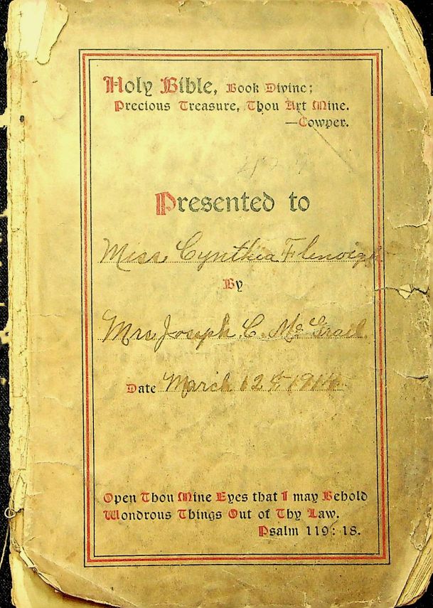 Cynthia Flenoigh's Bible